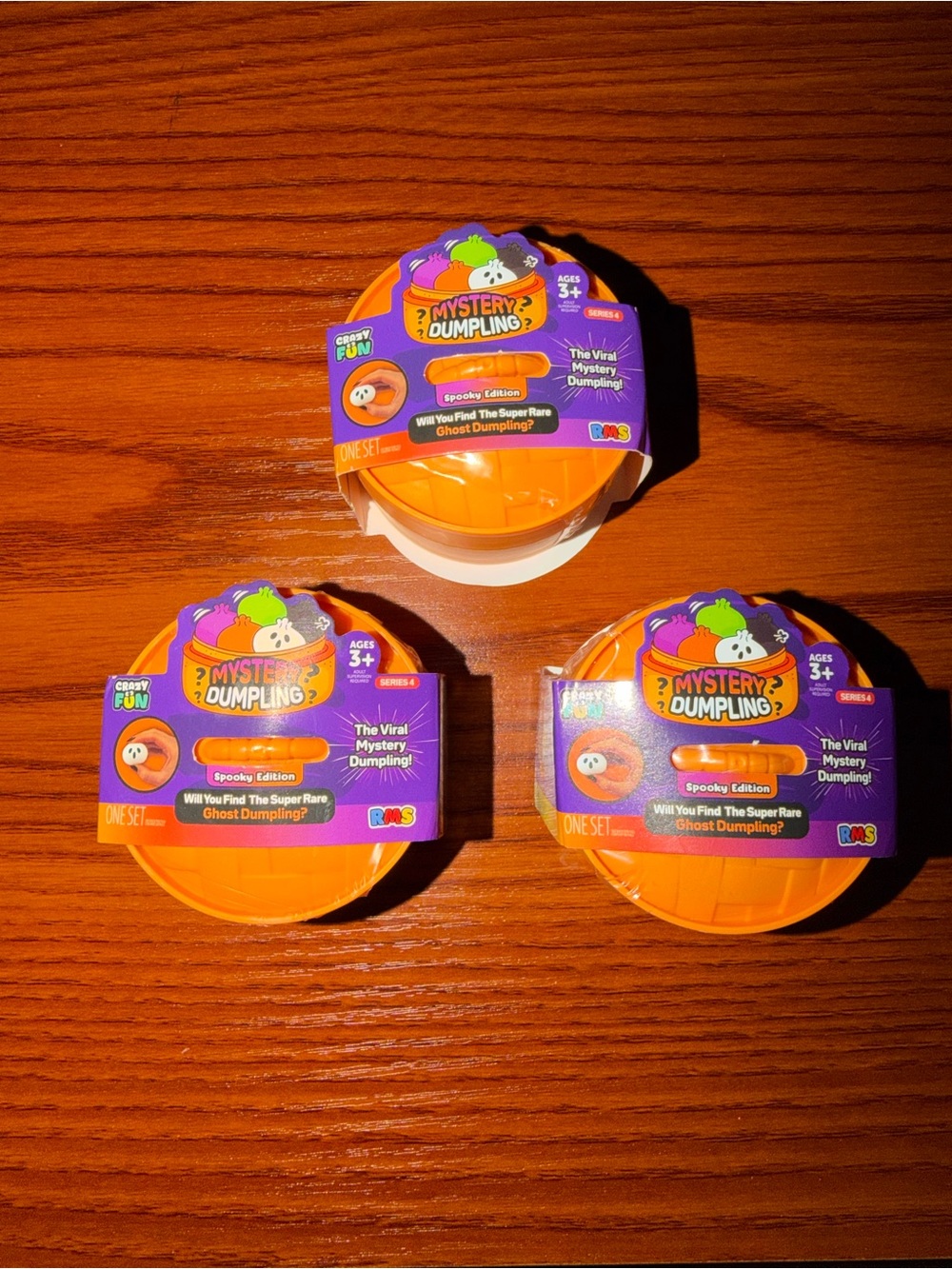 RMS Mini Mystery Dumplings Spooky ghost Halloween Edition 3 MYSTERY DUMPLINGS
